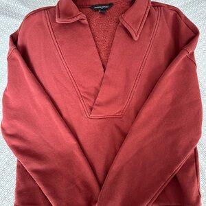 Banana Republic Red Pullover Sweater